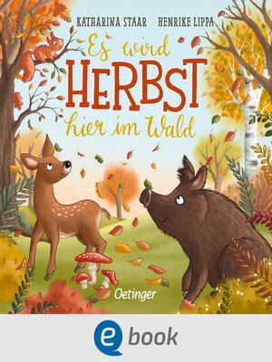 cover image of Es wird Herbst hier im Wald
